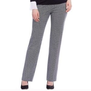 Jones New York black & white Houndstooth slacks